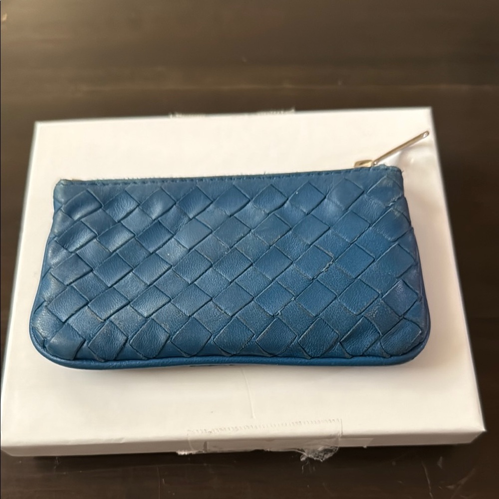 FINAL PRICE - Bottega Veneta Intrecciato Leather Card Wallet